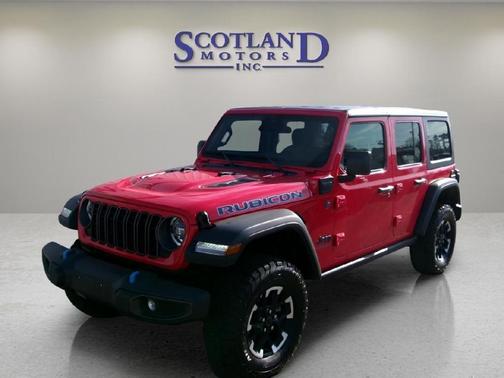 Firecracker Red Clearcoat 2025 Jeep Wrangler 4xe Rubicon