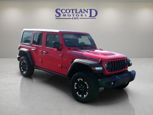 Firecracker Red Clearcoat 2025 Jeep Wrangler 4xe Rubicon