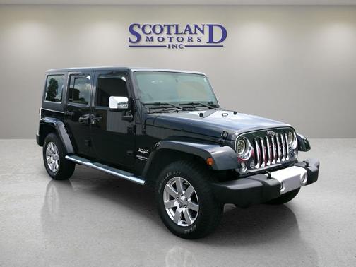 Black 2015 Jeep Wrangler Unlimited Sahara