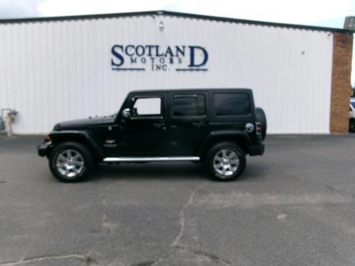 Black 2015 Jeep Wrangler Unlimited Sahara