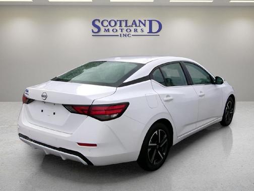 WHITE 2025 Nissan Sentra SV