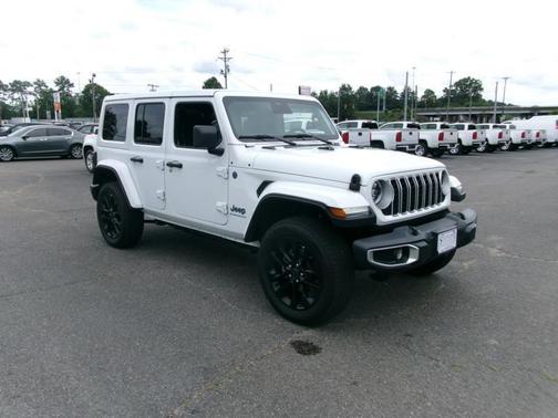 Bright White Clearcoat 2025 Jeep Wrangler 4xe Sahara