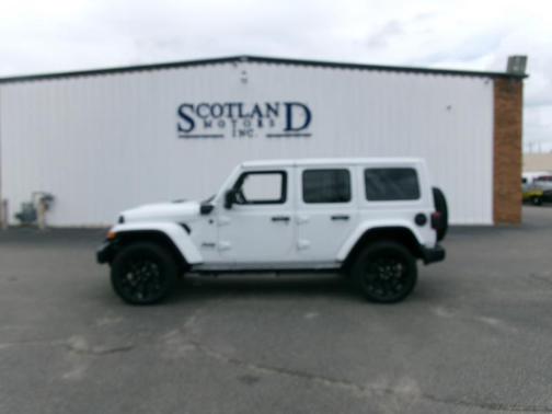 Bright White Clearcoat 2025 Jeep Wrangler 4xe Sahara