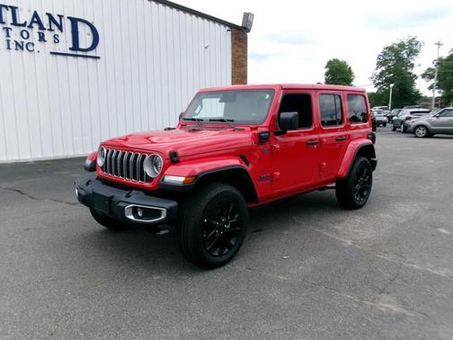 Firecracker Red Clearcoat 2025 Jeep Wrangler 4xe Sahara