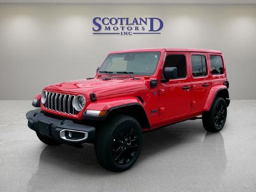 Firecracker Red Clearcoat 2025 Jeep Wrangler 4xe Sahara
