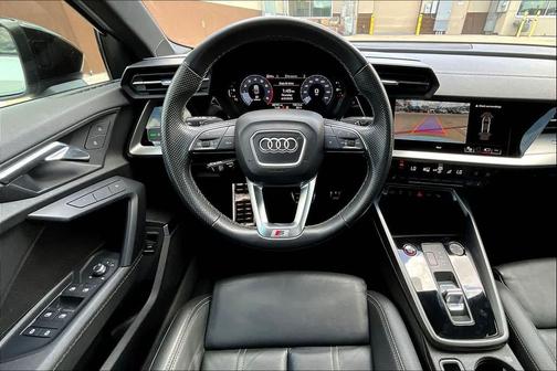 Glacier White Metallic 2023 Audi S3 Premium Plus TFSI quattro S tronic