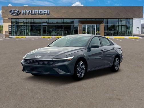 Amazon Gray 2025 Hyundai ELANTRA Sport