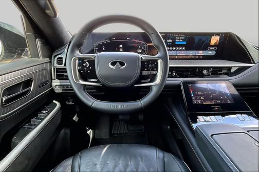 Dynamic Metal/Black Obsidian 2025 INFINITI QX80 AUTOGRAPH AWD