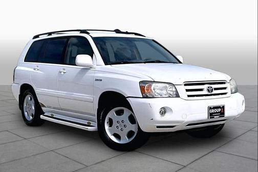 Super White 2004 Toyota Highlander Limited