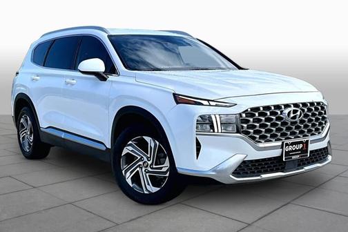 White 2022 Hyundai SANTA FE SEL