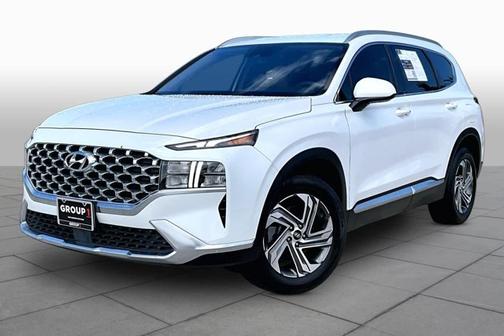 White 2022 Hyundai SANTA FE SEL