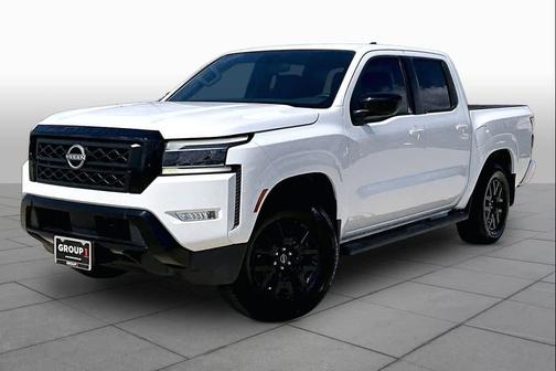 Glacier White 2023 Nissan Frontier SV