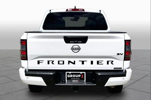 Glacier White 2023 Nissan Frontier SV