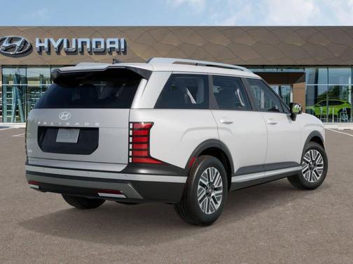 Creamy White Pearl 2026 Hyundai Palisade Hybrid SEL 8P