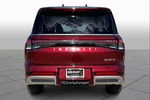 Coulis Red 2025 INFINITI QX80 SENSORY AWD
