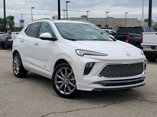 White Frost Tricoat 2026 Buick Encore GX Avenir