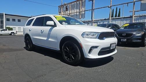 White Knuckle Clearcoat 2021 Dodge Durango SXT Plus
