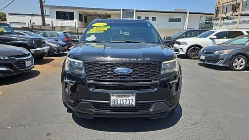 Shadow Black 2018 Ford Explorer Sport