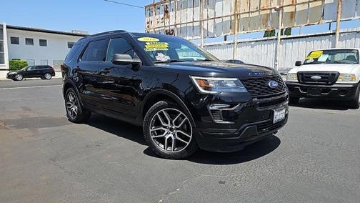 Shadow Black 2018 Ford Explorer Sport