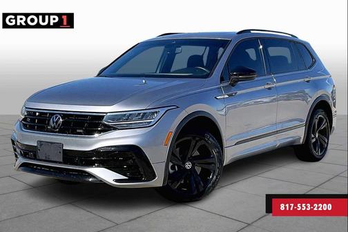 Pyrite Silver Metallic 2024 Volkswagen Tiguan 2.0T SE R-Line Black SUV