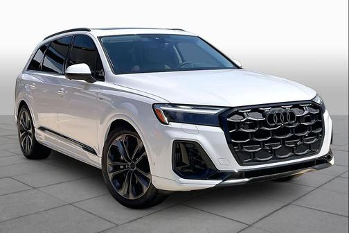 Glacier White m 2026 Audi Q7 55 Premium Plus