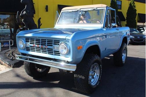 Brittany Blue 1976 Ford Bronco Velocity Signature Series