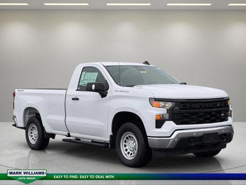 Summit White 2026 Chevrolet Silverado 1500 WT