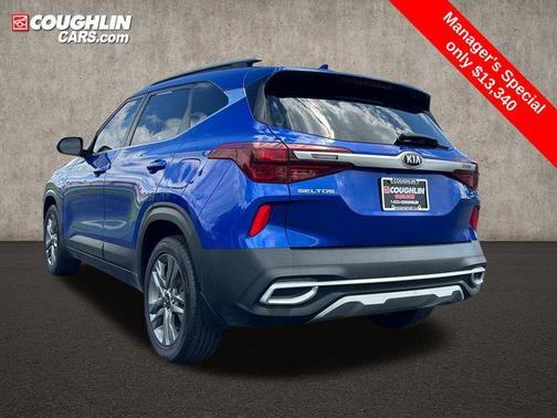 Neptune Blue 2021 Kia Seltos S