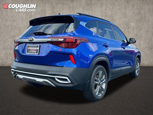 Neptune Blue 2021 Kia Seltos S