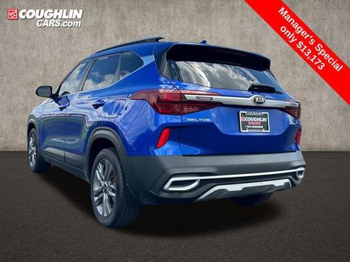 Neptune Blue 2021 Kia Seltos S