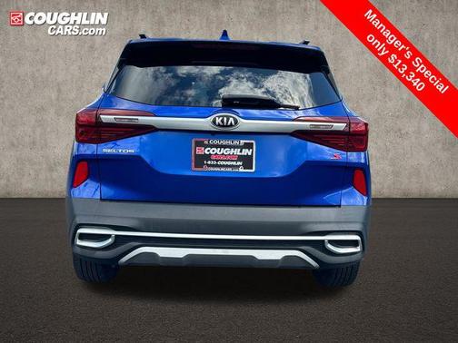 Neptune Blue 2021 Kia Seltos S