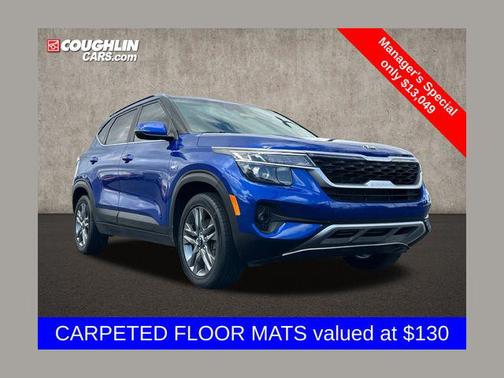 Neptune Blue 2021 Kia Seltos S