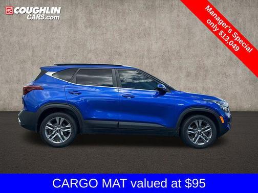 Neptune Blue 2021 Kia Seltos S