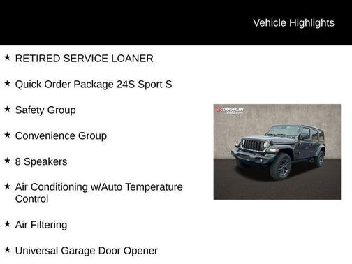 2025 Jeep Wrangler Sport S