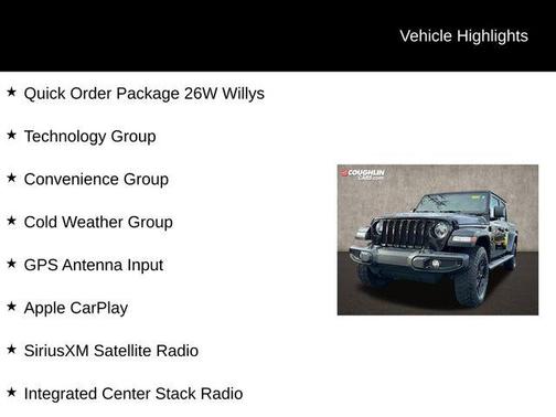2021 Jeep Gladiator Willys 4x4