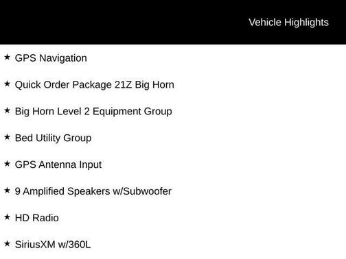 2025 RAM 1500 Big Horn/Lone Star