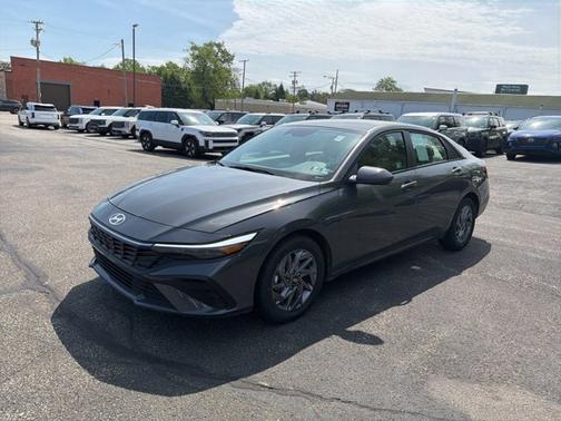 Gray 2025 Hyundai ELANTRA HEV Blue