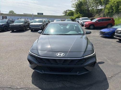 Gray 2025 Hyundai ELANTRA HEV Blue