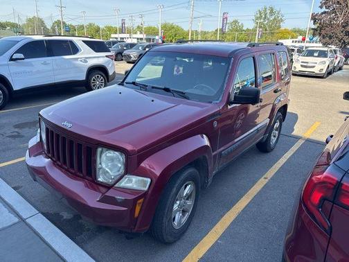 Deep Cherry Red Crystal Pearlcoat 2012 Jeep Liberty Sport