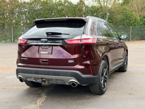 Burgundy 2019 Ford Edge SEL