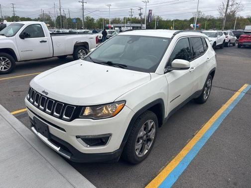 White Clearcoat 2021 Jeep Compass Limited