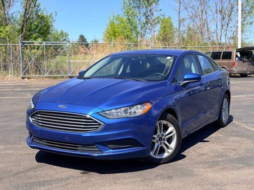 Lightning Blue 2018 Ford Fusion SE