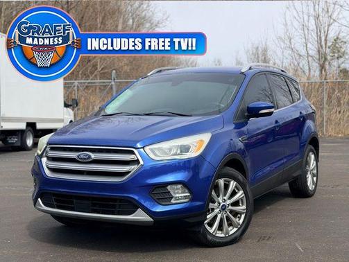 Lightning Blue Metallic 2017 Ford Escape Titanium
