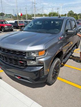 Satin Steel Metallic 2021 Chevrolet Silverado 1500 Custom Trail Boss