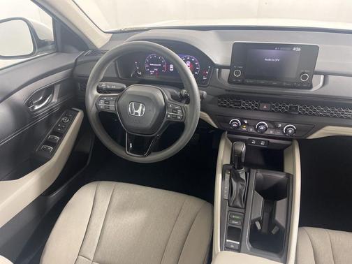 Platinum White Pearl 2025 Honda Accord LX