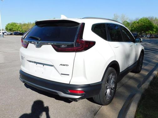 Platinum White 2021 Honda CR-V Touring
