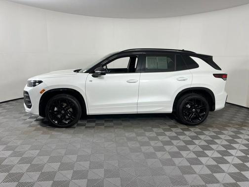 Opal White W/Deep Black Roof 2026 Volkswagen Tiguan 2.0T SE R-Line Black