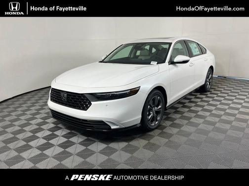 Platinum White Pearl 2026 Honda Accord Hybrid EX-L