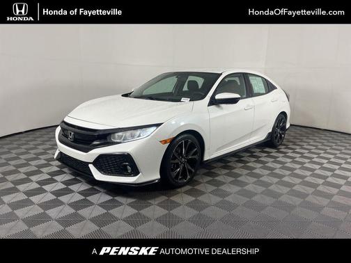 White Orchid Pearl 2018 Honda Civic Sport