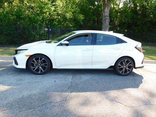 White Orchid Pearl 2018 Honda Civic Sport